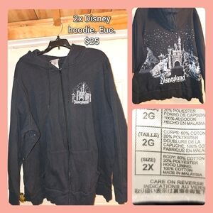 Disney Hoodie with Castle Graphic